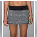 Lululemon Run: Pace Setter Skirt 4-way Stretch Plush Petal Black Ghost 6