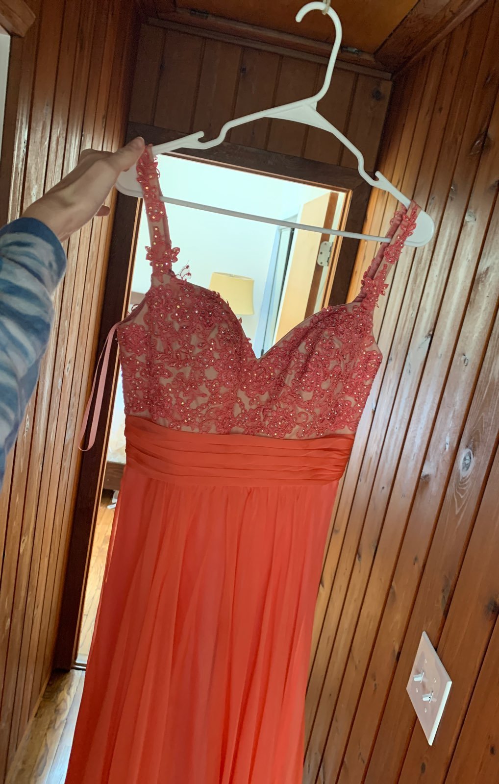 ⭐️Beautiful Cachè coral gown⭐️
