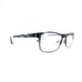 South Hampton SH 5008 BL Blue metal Rectangle Eyeglasses Frames 50[]16 135 mm