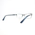 South Hampton SH 5008 BL Blue metal Rectangle Eyeglasses Frames 50[]16 135 mm