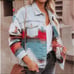 Western Denim Native Aztec Jacket