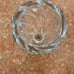 Sasaki Modern Heavy Cut Clear Crystal Vase