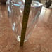 Sasaki Modern Heavy Cut Clear Crystal Vase