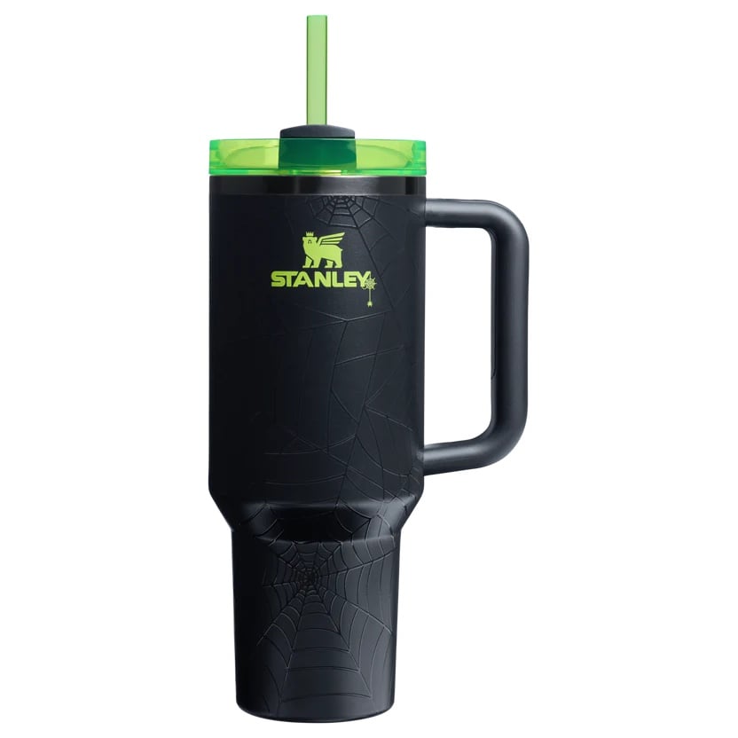 THE HALLOWEEN QUENCHER H2.0 FLOWSTATE WEB GLOW TUMBLER SEALED 40 OZ