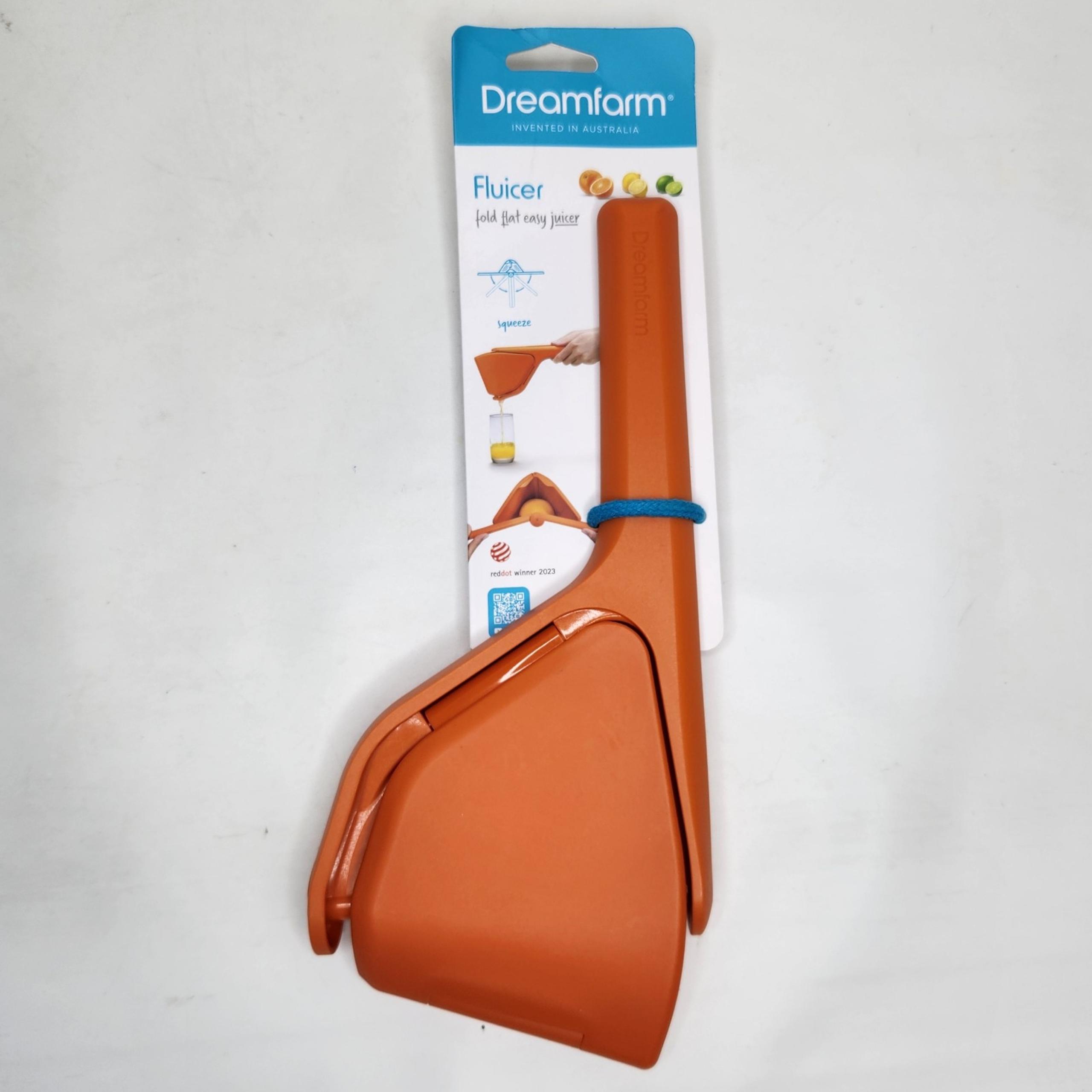 Dreamfarm Fluicer Citrus Juicer Orange Forld Flat Easy Juicer Space Saving NEW