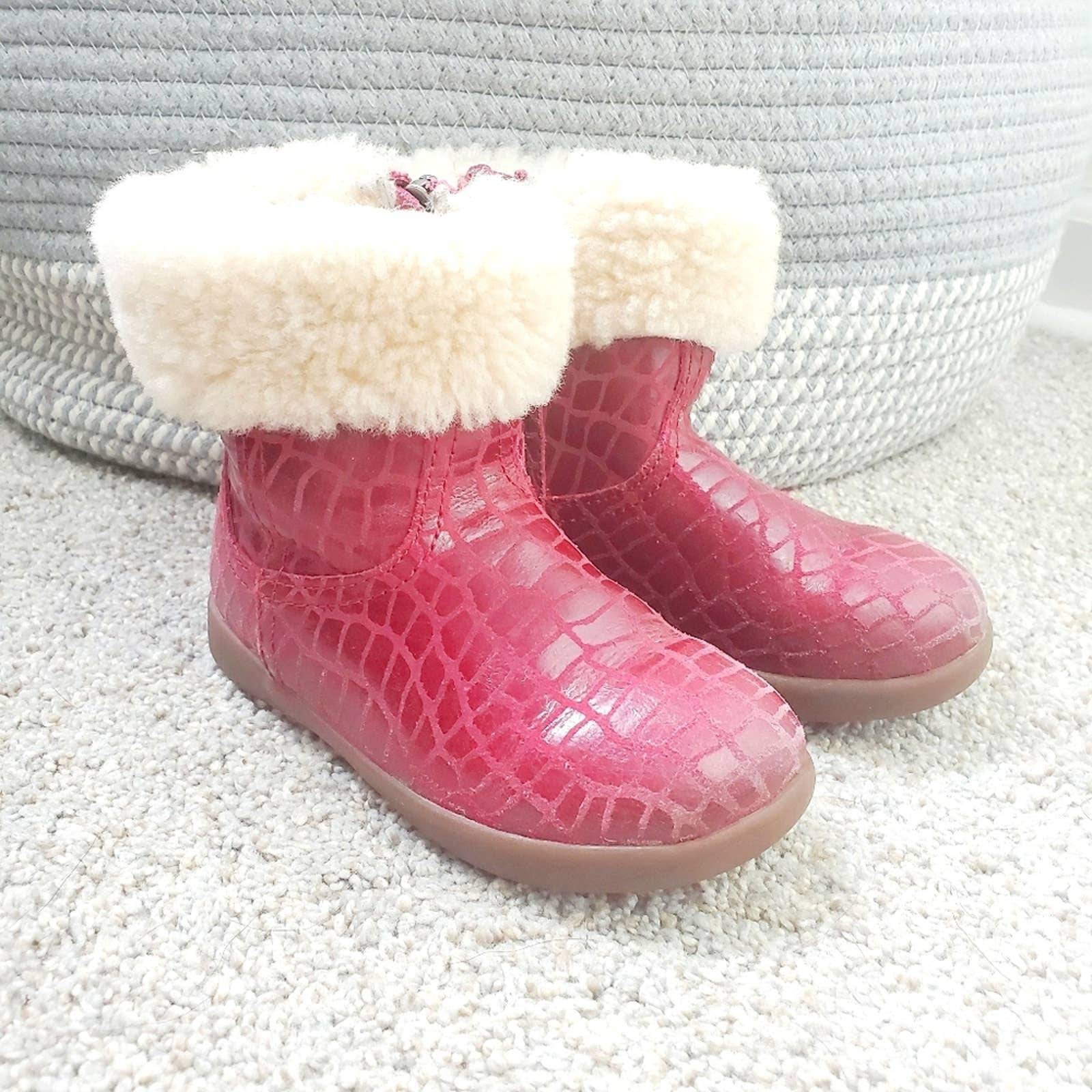 UGG Girls 1003628 Red Scale Pattern Boot