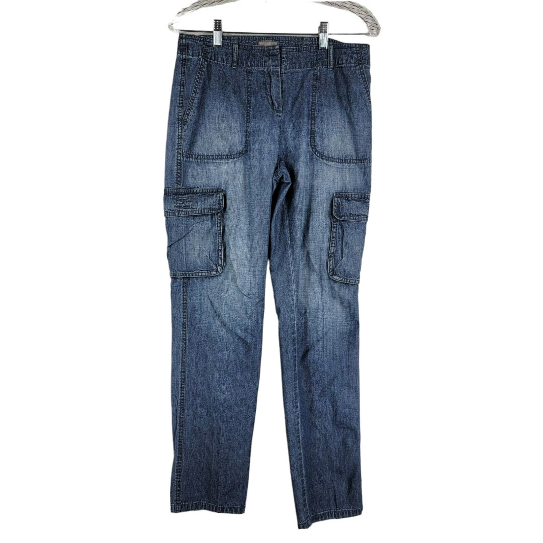 J Jill Womens Size 4 Cargo Utility Jeans