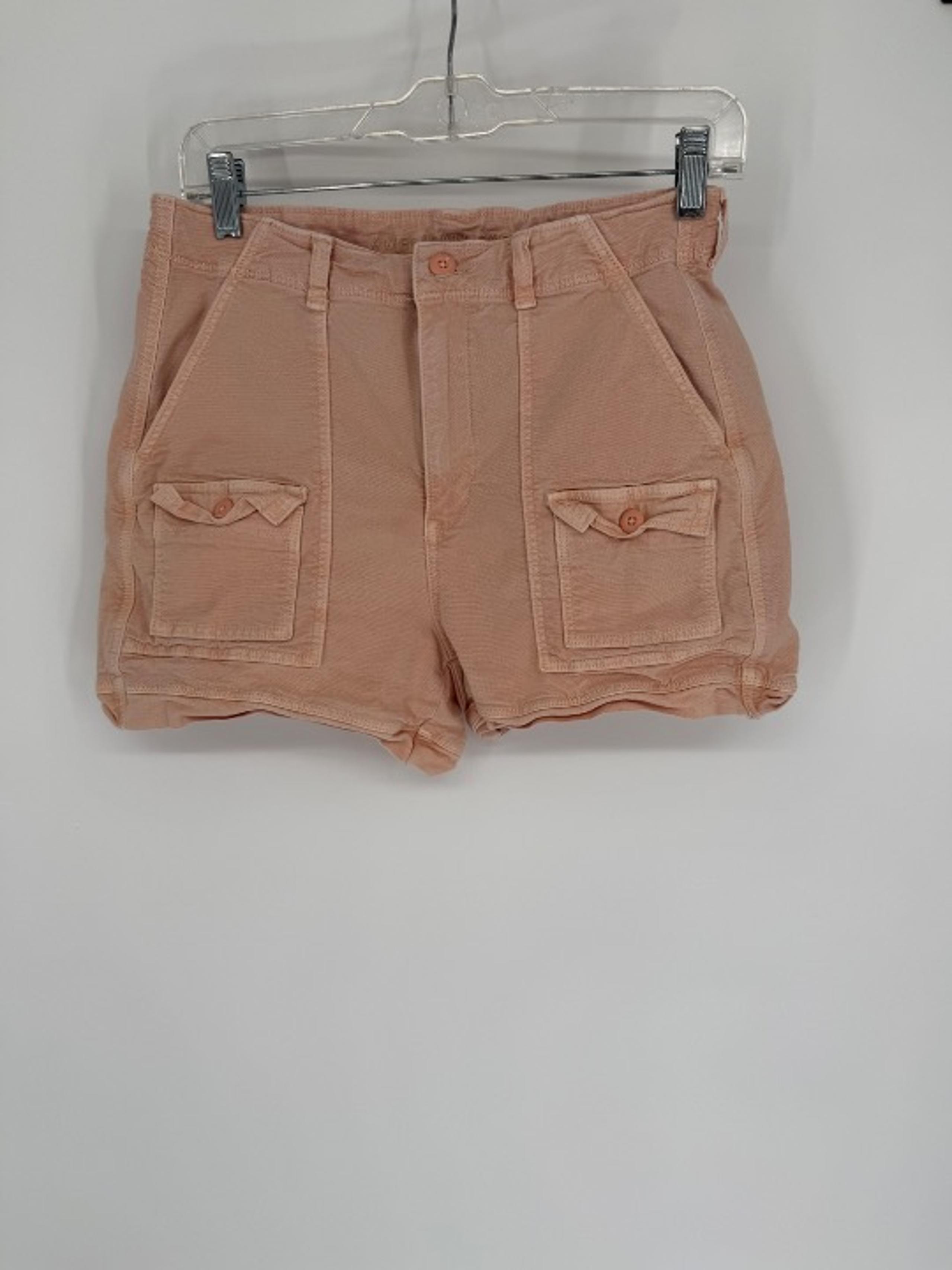 American Eagle Shorts Womens Size 8 Pink Cargo Army Stretch Hiking Outdoors. L