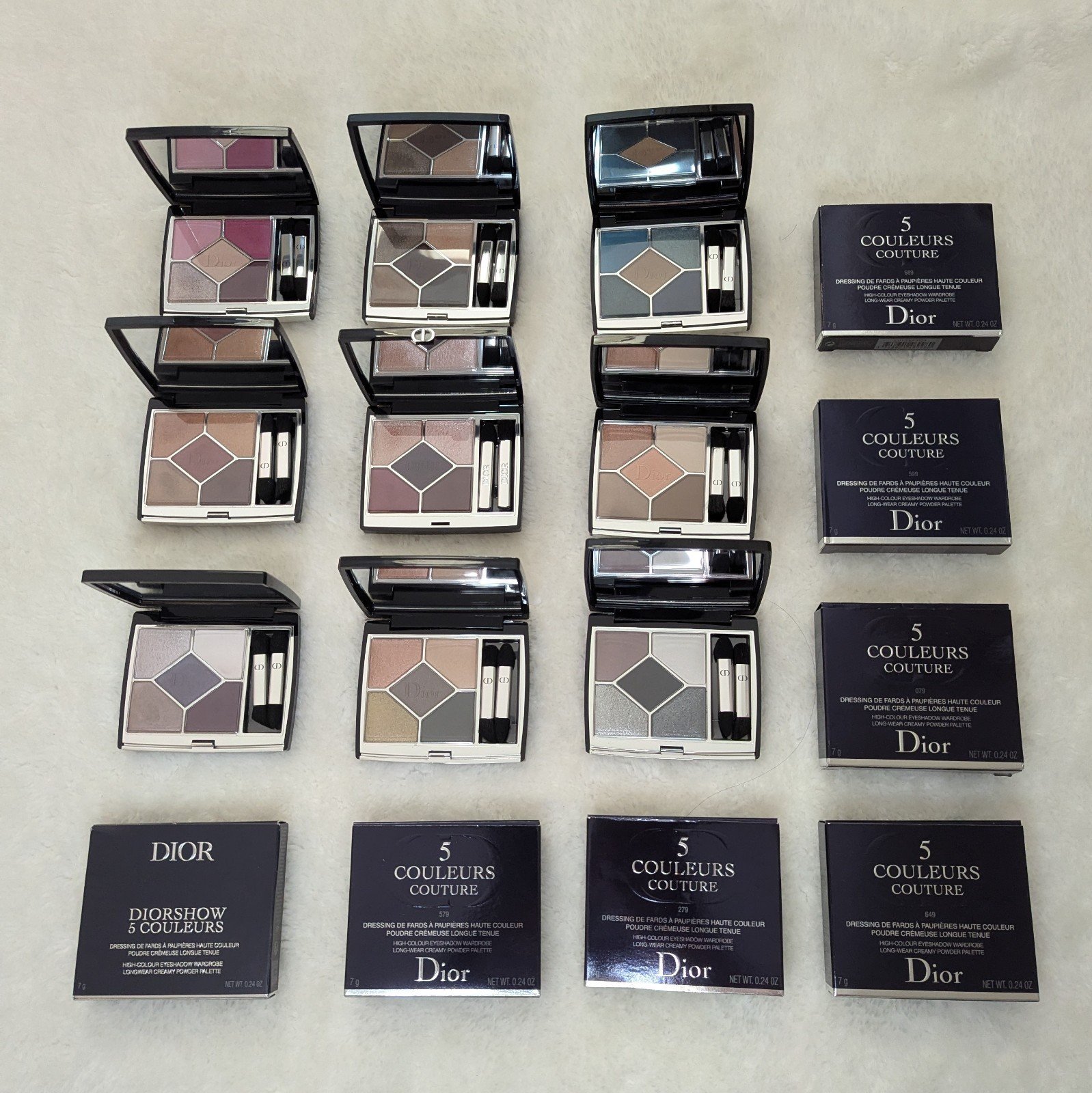Palette - Dior 5-Pan Eyeshadow Palette Bundle X 2