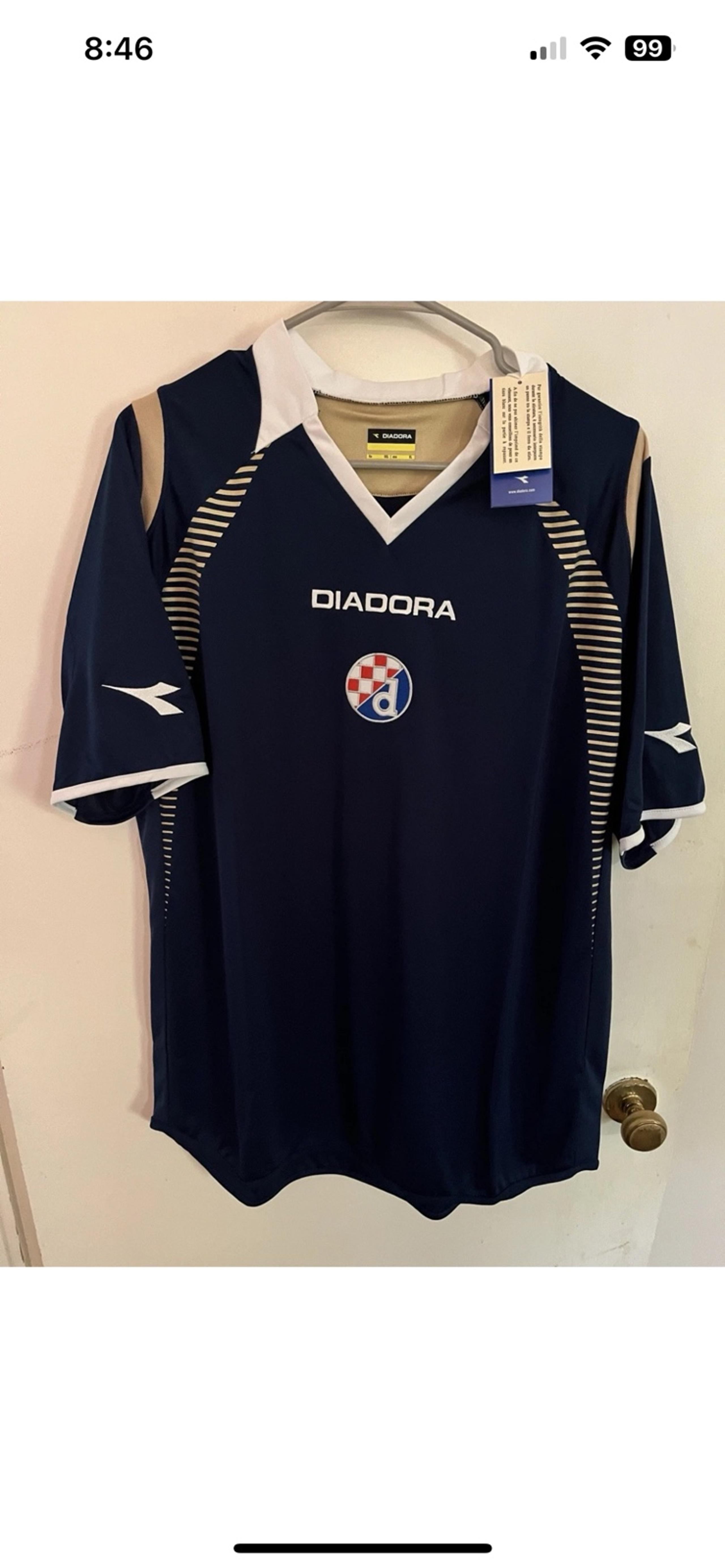 DIADORA DINAMO ZAGREB NWT jersey Maillot Trikot Maglia Camiseta