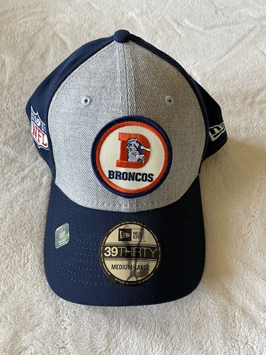 NWT New Era NFL Denver Broncos Retro Flex Fit Hat Sz M-L