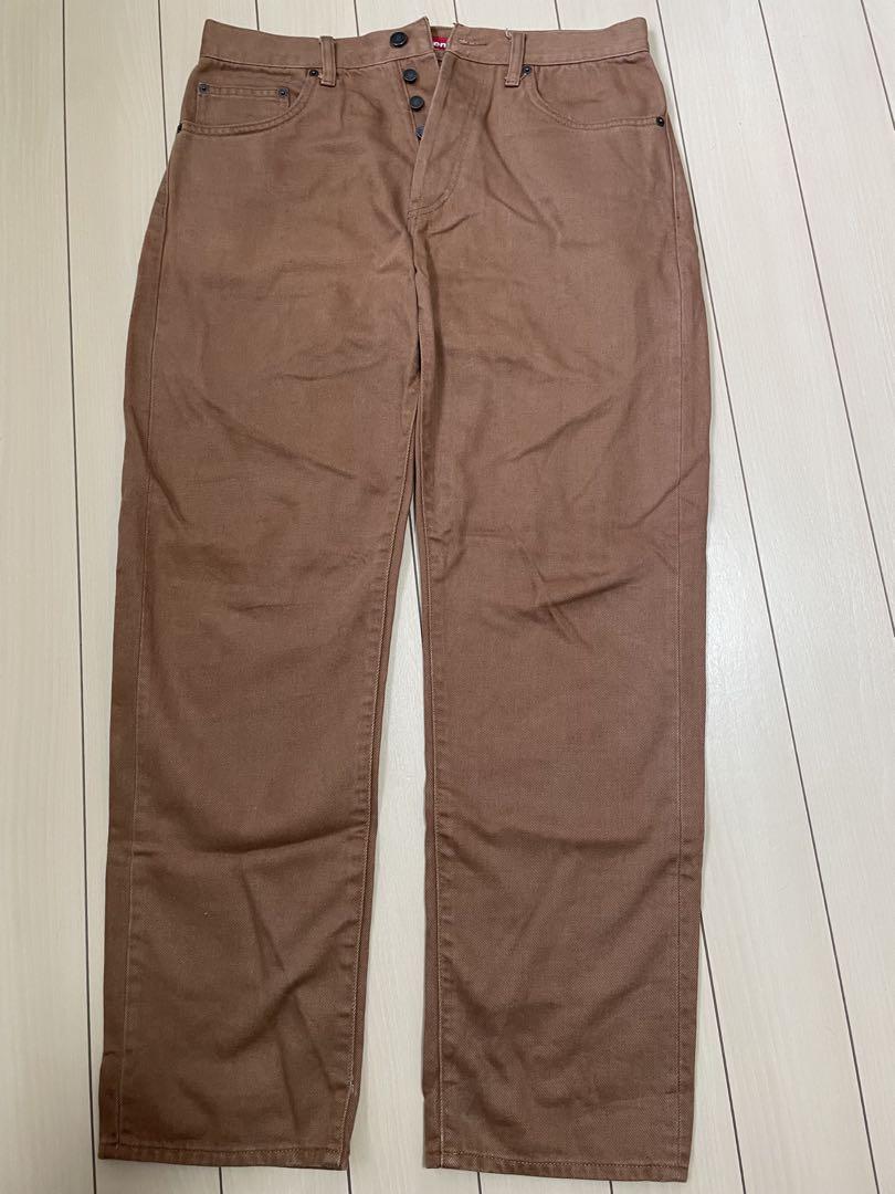 パンツ Supreme Chino Pant Brown 32 Supreme Chino Pant (FW24) Brown Men's - FW24 - US
