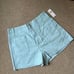 Maeve By Anthropologie Women's The Colette Shorts 30 Blue Green Plaid NWT