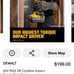Dewalt 20v 1/4 High Torque Impact w/20v Powerstack battery