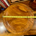 Vintage 1960’s Hand Carved Wood Hawaiian Cake Stand Lazy Susan With Cover