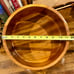 Vintage 1960’s Hand Carved Wood Hawaiian Cake Stand Lazy Susan With Cover
