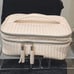 Tartan & Twine Vertical Quilted Traincase w/Mirror