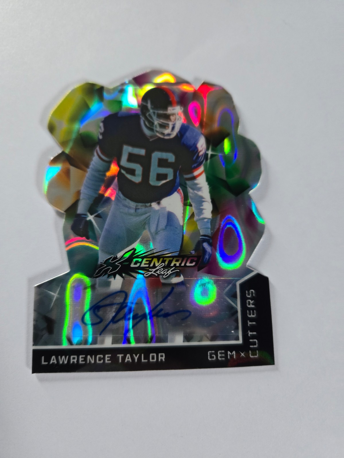 2024 LEAF X-CENTRIC GEM CUTTERS LAWRENCE TAYLOR AUTO /10