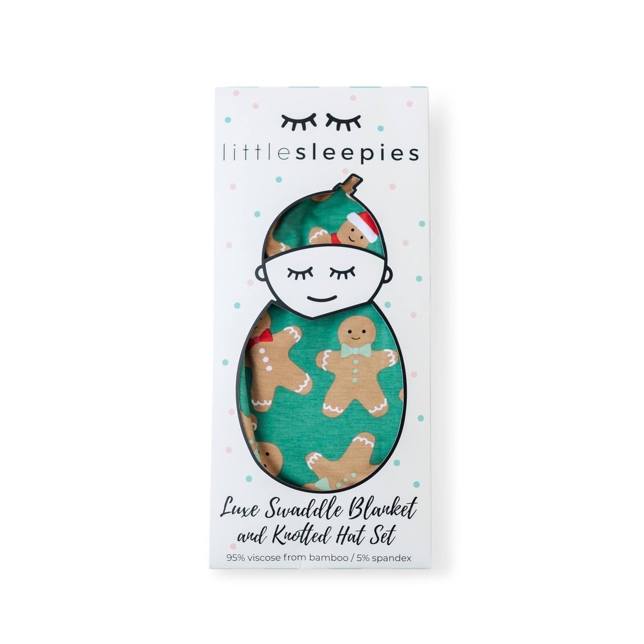 NIB LS Gingerbread Swaddle set