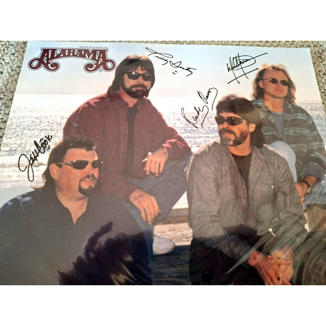 Alabama Band Autographed Photo