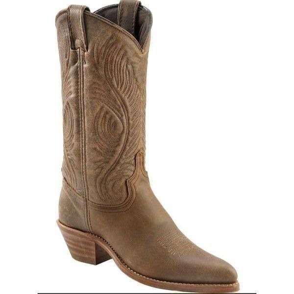 ABILENE Distressed Leather Western Boot Size 6M