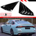 NEW 2023-2024 Honda Accord JDM Glossy Black Rear Side Window Louver Cover Vent