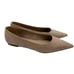 Sam Edelman Wanda Pointed Toe Flat Cappuccino Suede Minimalist Casual 8.5
