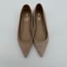 Sam Edelman Wanda Pointed Toe Flat Cappuccino Suede Minimalist Casual 8.5