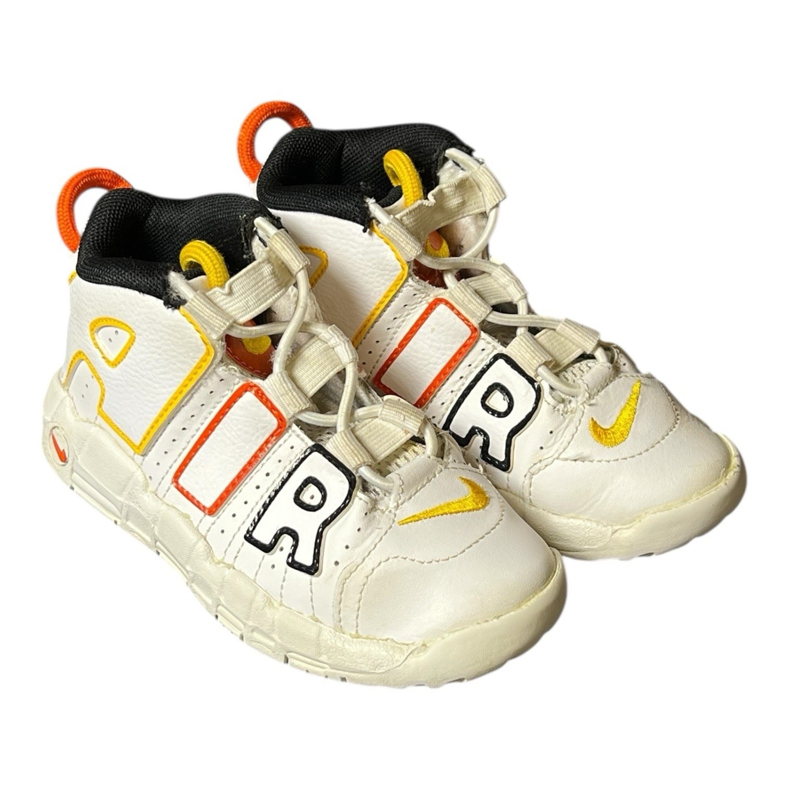 Nike AirMore Uptempo Roswell Raygun DD9286-100 Size-US-9C Toddler Baby Rainbow