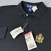 NWT Ralph Lauren Long Sleeve Mens Sz M Black Pique Polo Shirt Crest Patch Preppy