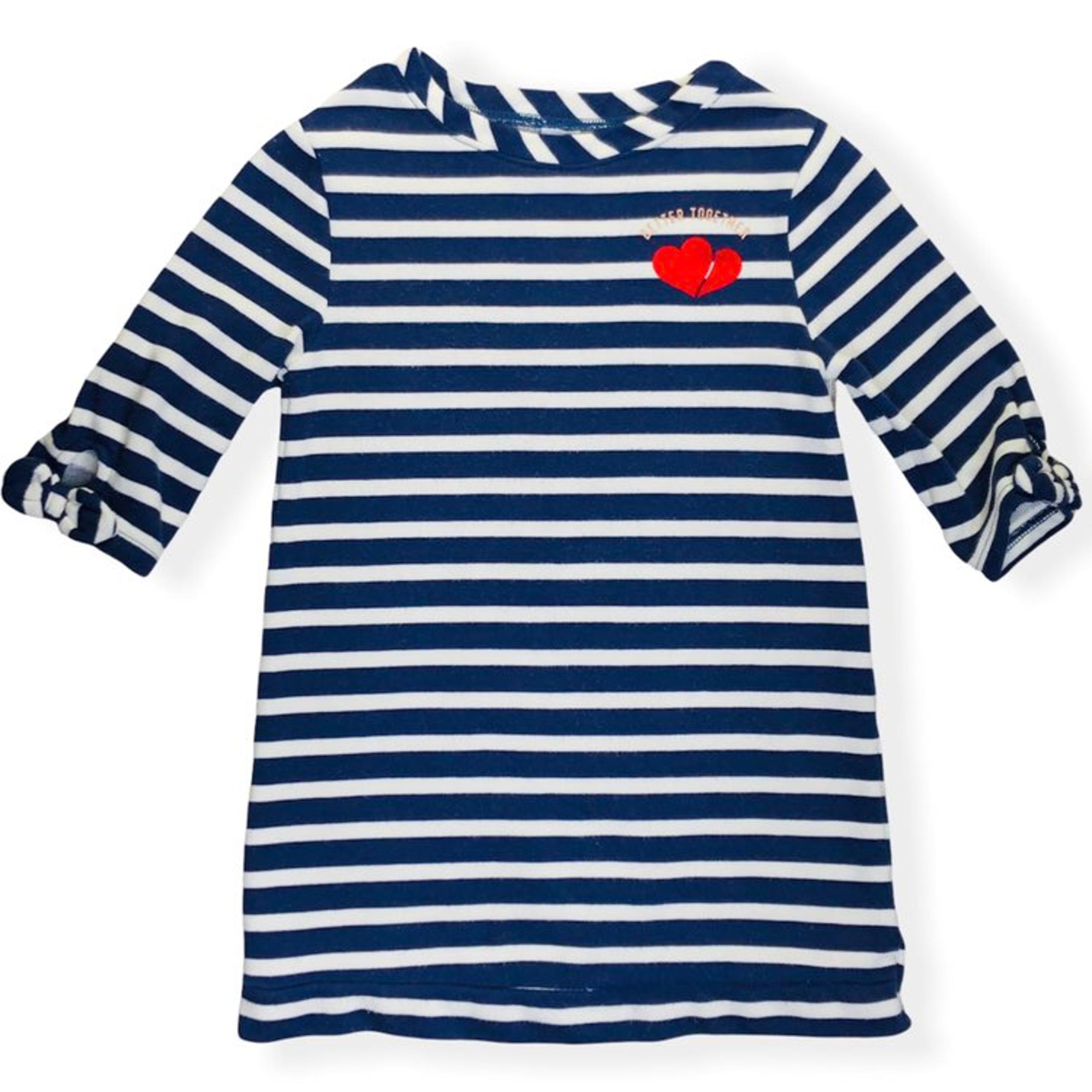 Old Navy Girls 3T Toddler Long Sleeve Sweatshirt Dress EUC