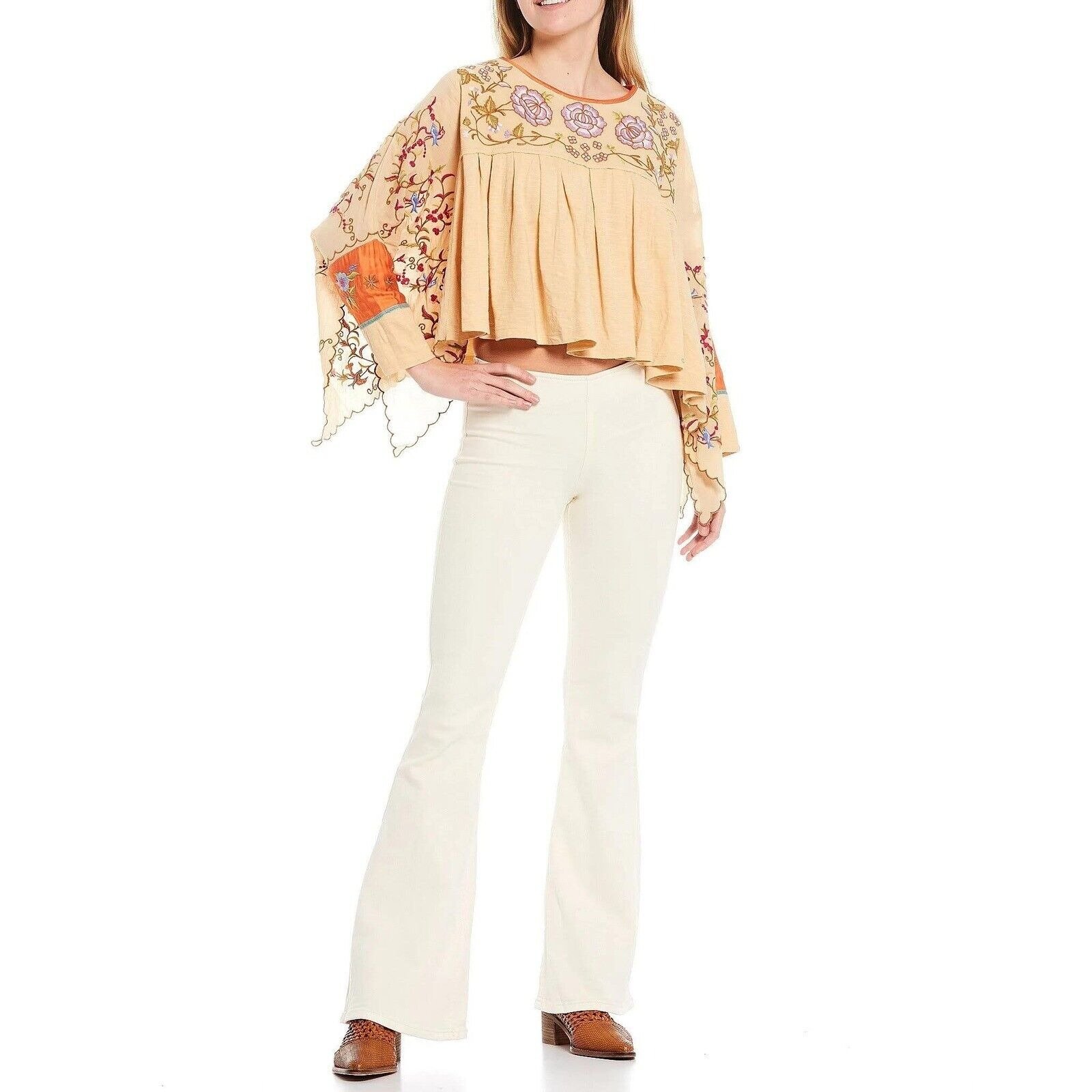 We The Free Free People Women's Jeans Penny Pull-On Flare Jeans 26 Off Whioye