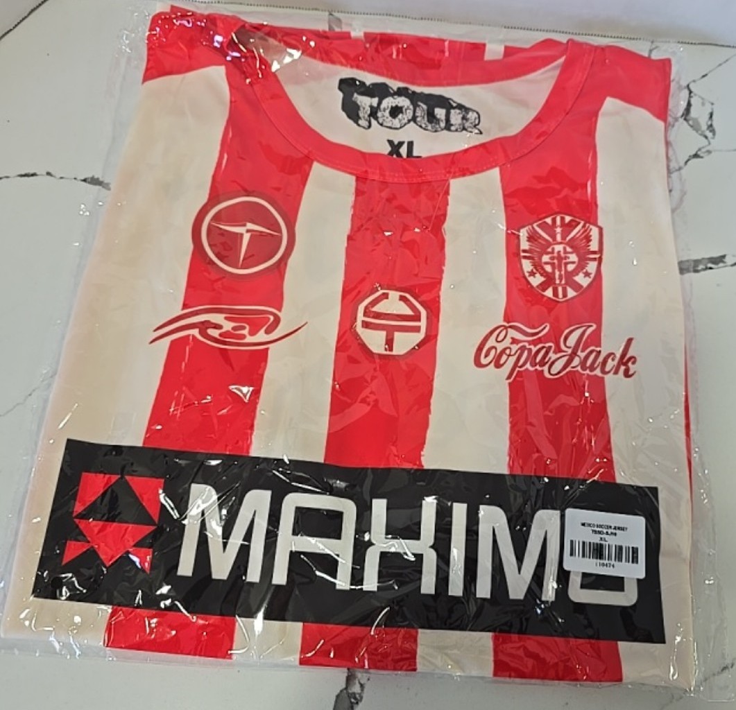 国内発送■CACTUS JACK■MEXICO SOCCER JERSEY Brand New Sealed- TRAVIS SCOTT/ Cactus Jack Mexico SOCCER