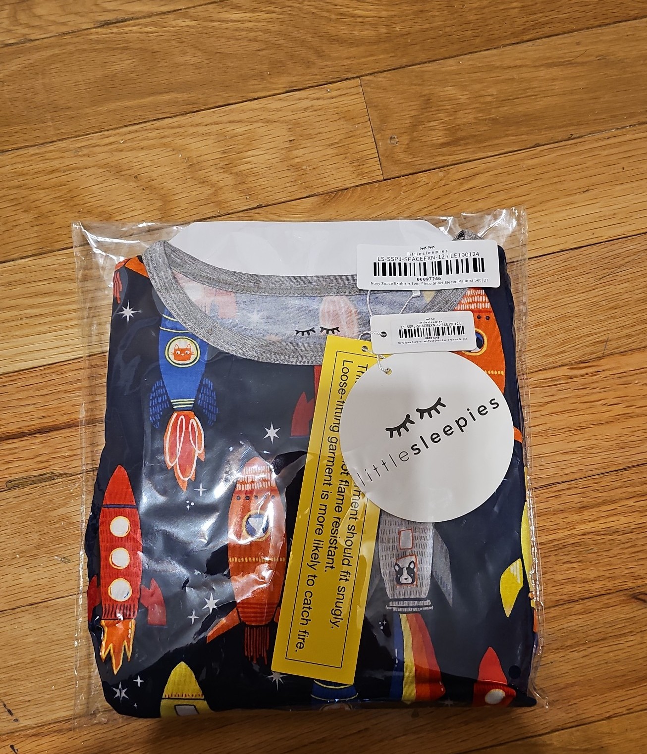 Little Sleepies 3t 2 PC short sleeve pj set
