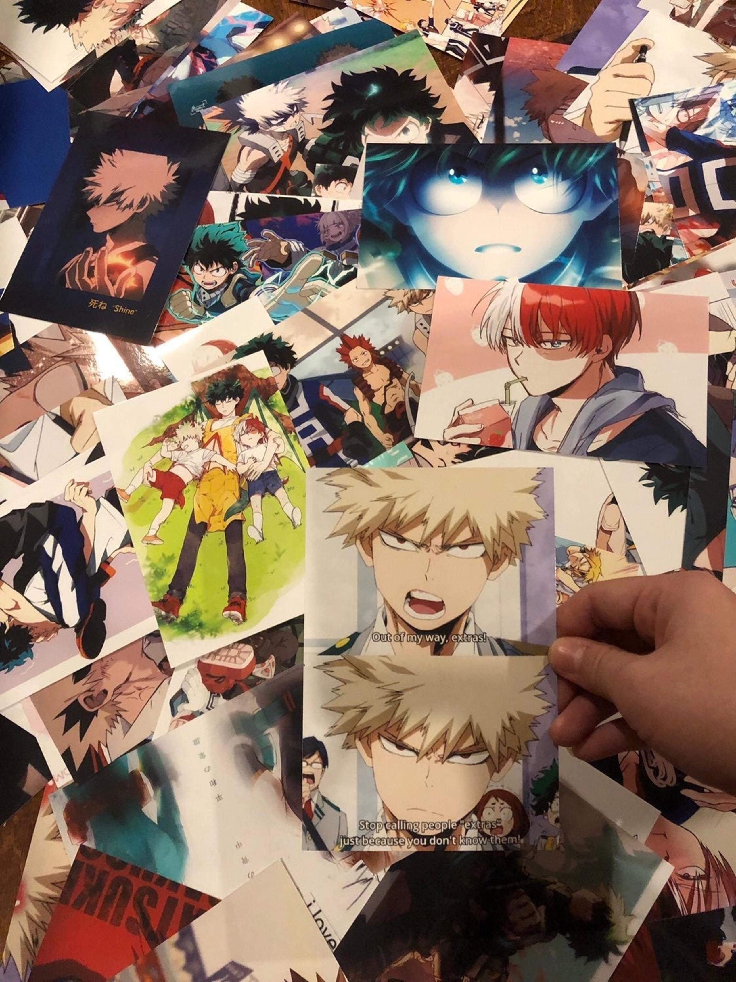 My hero academia art wall collage