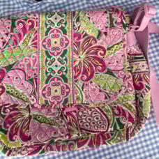 Vera Bradley Messenger pinwheel pink