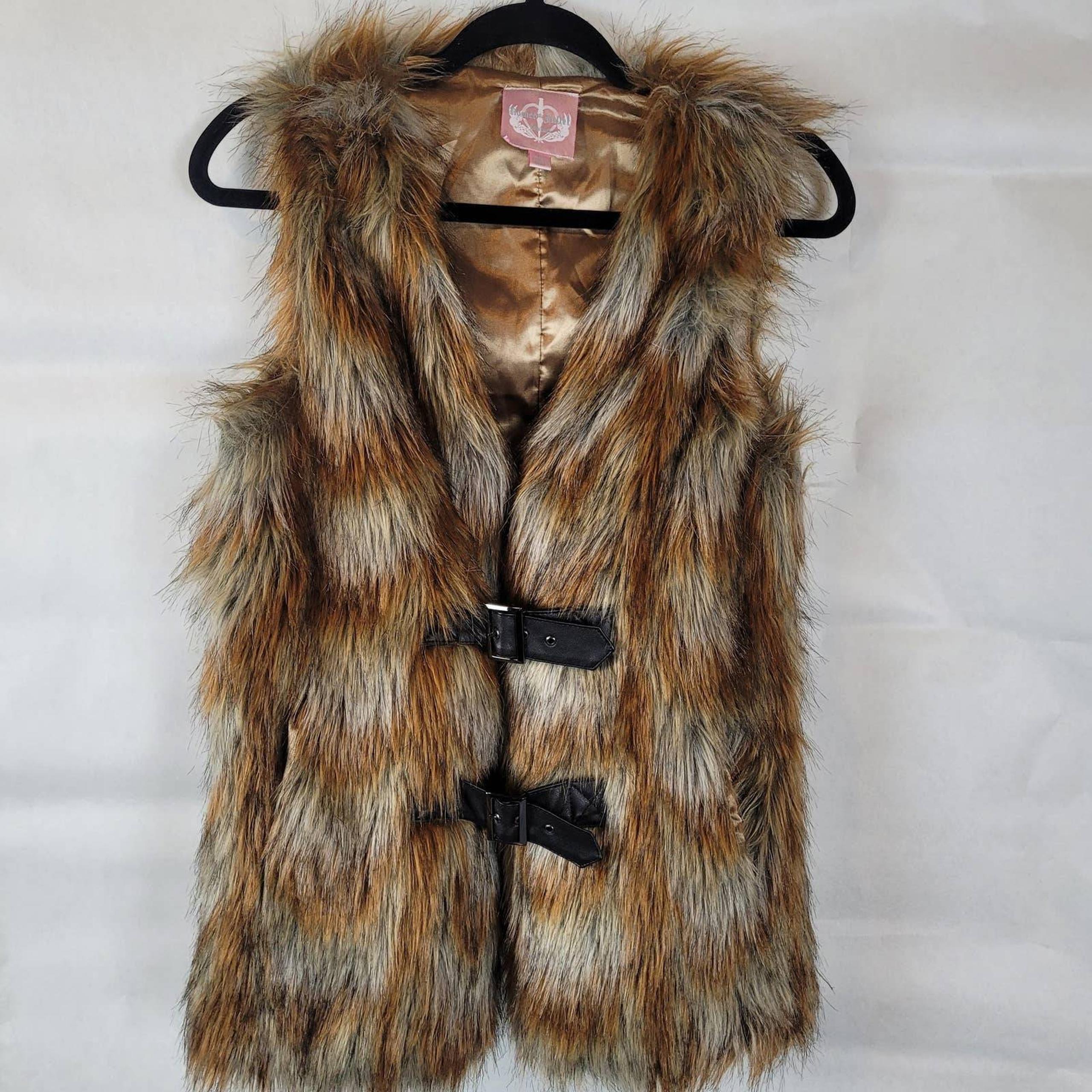 Faux Fur Vest Romeo & Juliet Couture