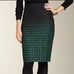 Talbots green Pencil skirt size 6p