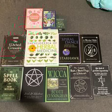 Large witch bundle with spell books, tarot, etc