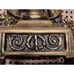 Antique Ornate French Style Brass Fireplace Andiron (Single)