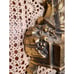 Antique Ornate French Style Brass Fireplace Andiron (Single)