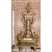 Antique Ornate French Style Brass Fireplace Andiron (Single)