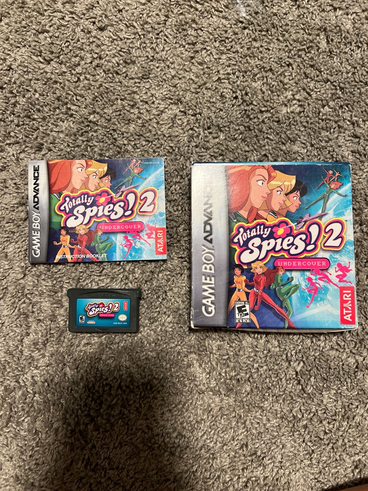Totally spies II undercover 2 GBA nintendo gameboy advanced