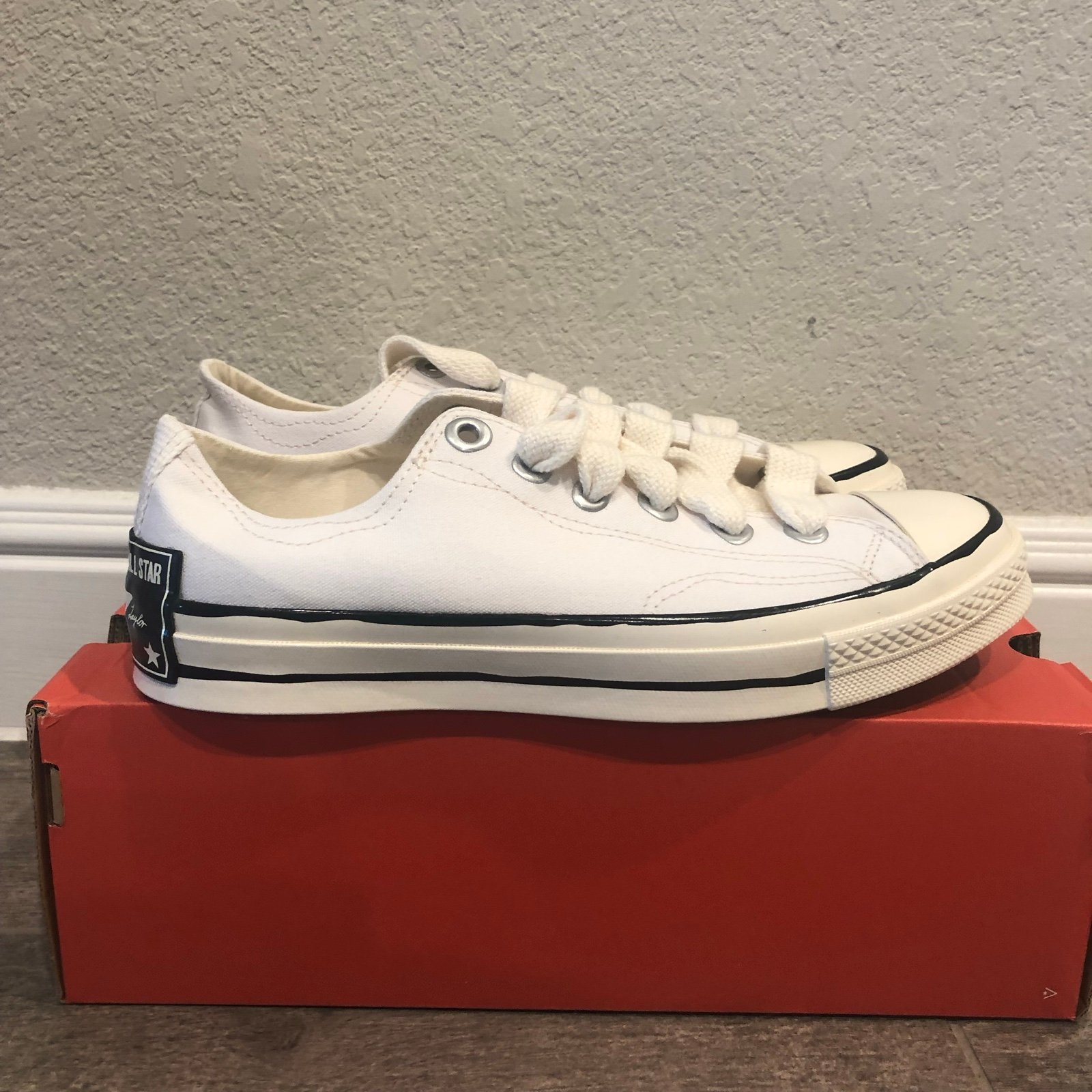 New Converse Chuck 70 Sketch Low White Black Casual Sneakers Men Shoes Size 10.5