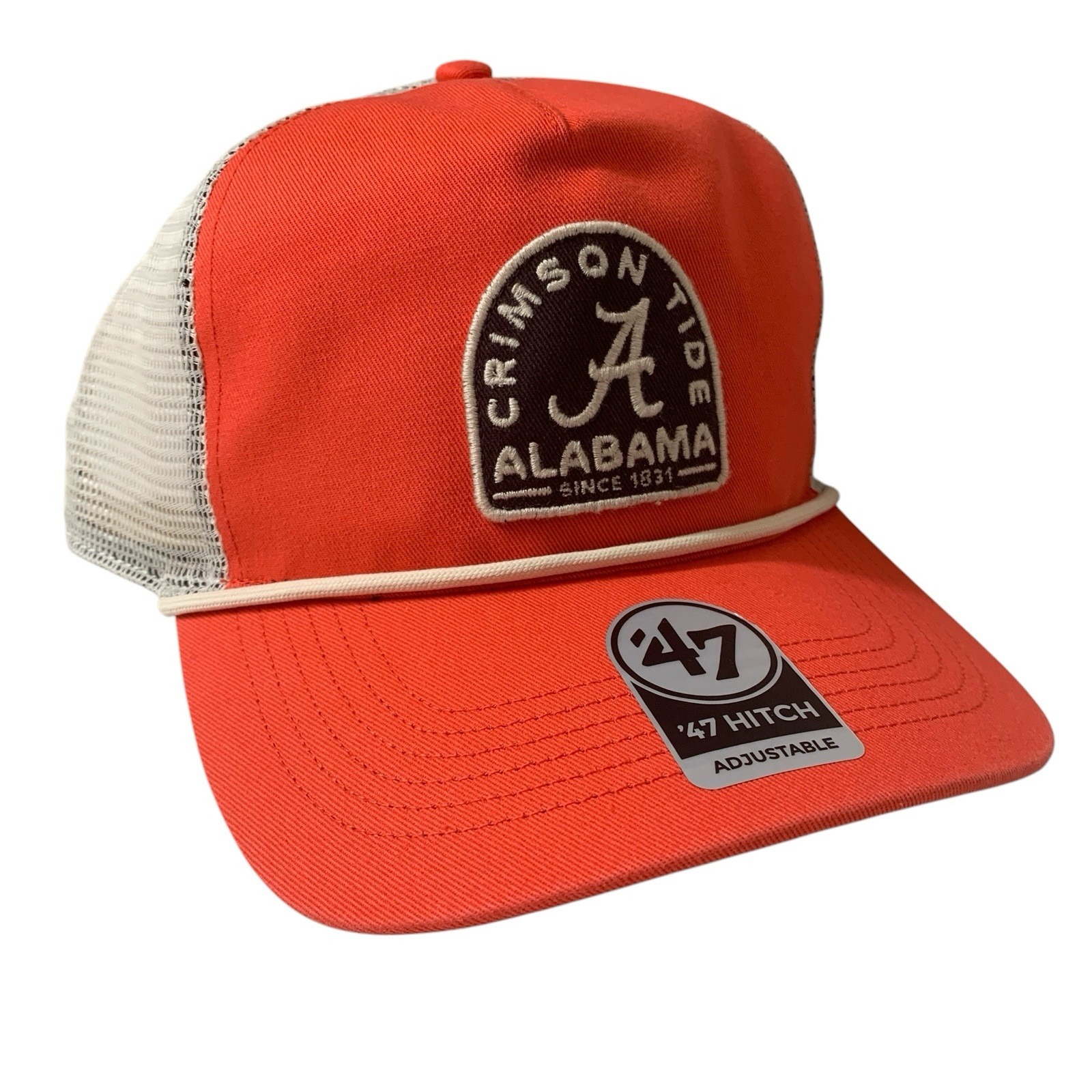 '47 Brand Alabama Crimson Tide Red Coastal Rope Hitch Adjustable Snapback Hat