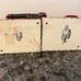 Vintage Vannark Red Hats of courage Fire Engine bookends from 1998