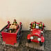 Vintage Vannark Red Hats of courage Fire Engine bookends from 1998