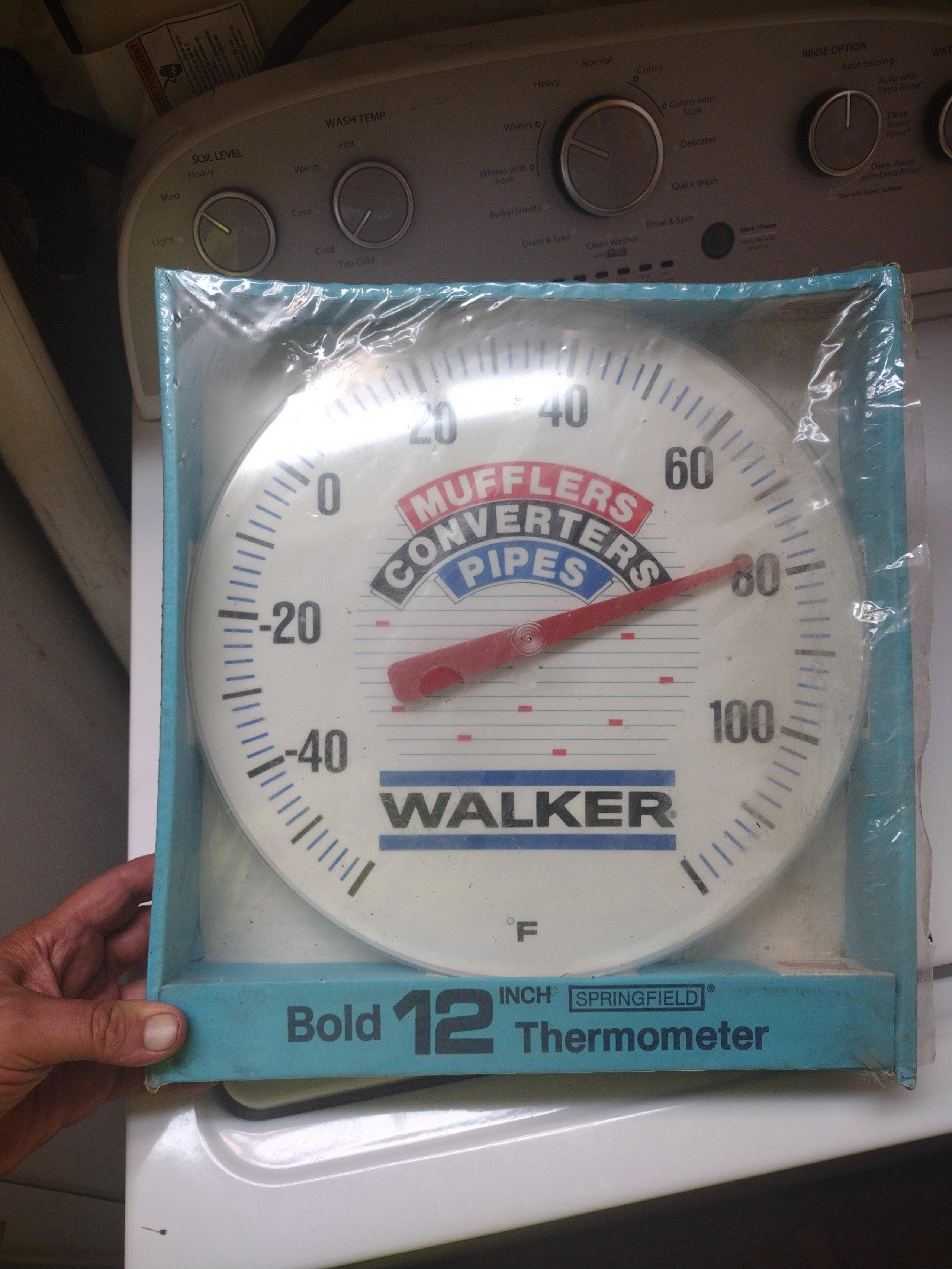 Walker Bold 12" Thermometer