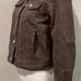 Free People Rumors Denim Cropped Trucker Jacket Chocolate Brown Women Sz XS NWOT