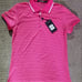 Ralph Lauren RLX Golf Polo Shirt Women Short Sleeve Snap Preswick C.C. NEW/NWT